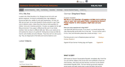 Desktop Screenshot of germanshepherdpuppiesarizona.com